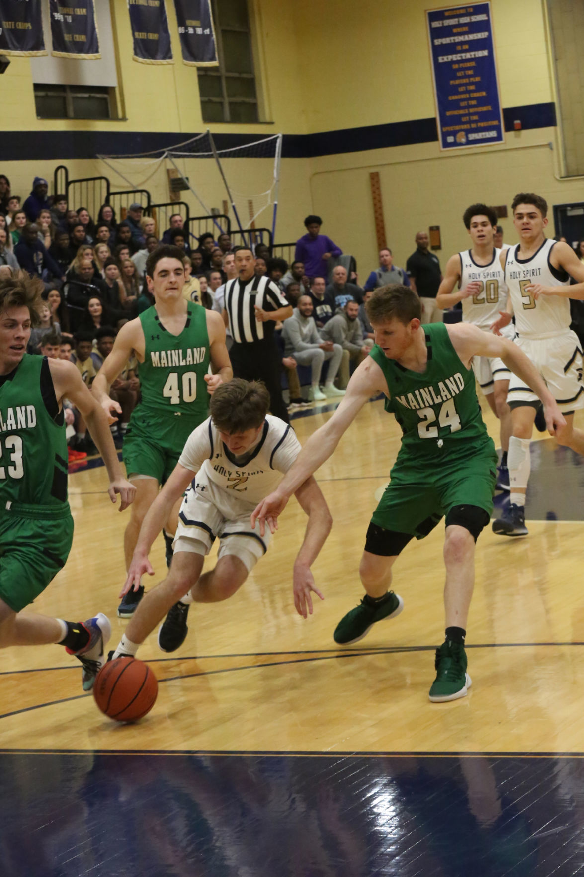 Holy Spirit Mainalnd boys basketball